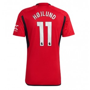 Manchester United Rasmus Hojlund #11 Replica Home Stadium Shirt 2023-24 Short Sleeve